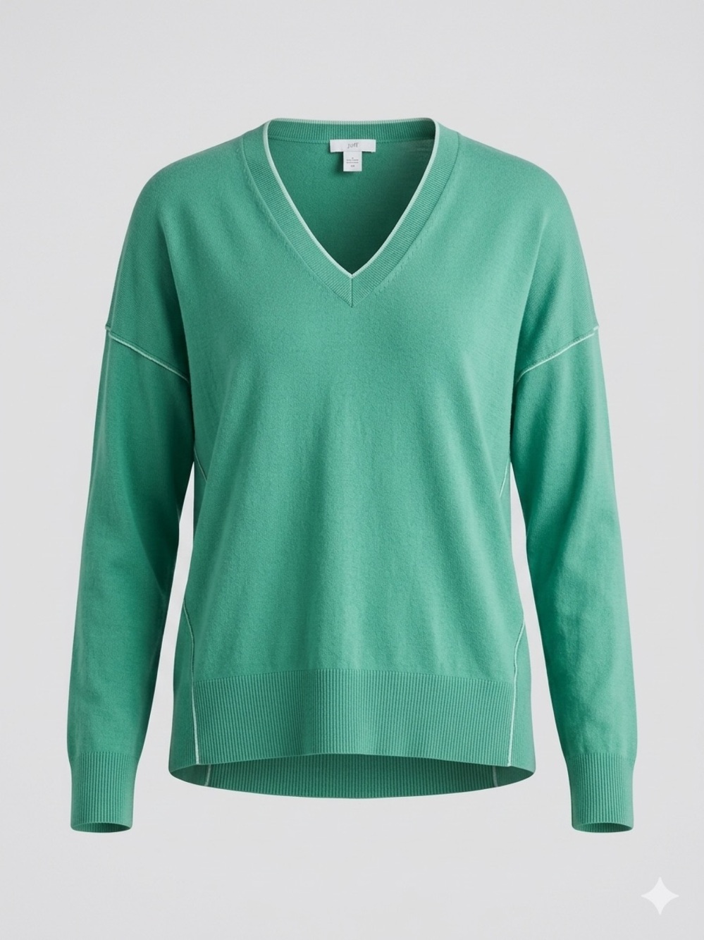 J. Jill Green V-Neck Sweater